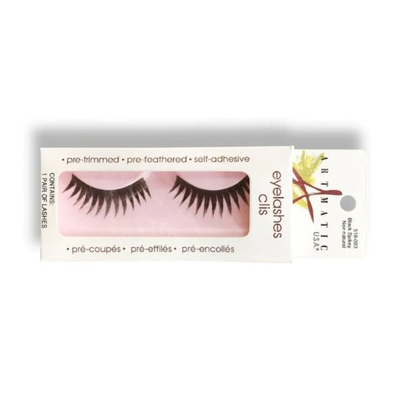 Artmatic Black Spikey Noir Natural Eyelashes 003 - Picture 1 of 5